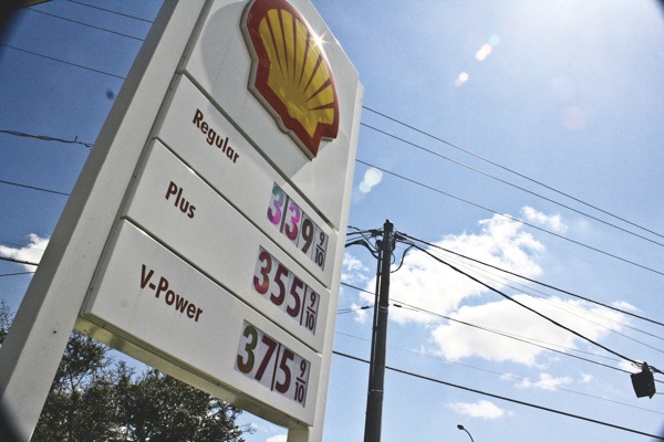 Last year’s gas prices at this time were more than $0.30 lower than current rates.  |  File Photo/The Daily Cougar