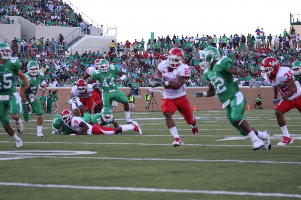 On Sept. 10, 2011, UH defeated North Texas 48-23 in the debut of the Mean Green’s Apogee Stadium, built by Manhattan Construction.  |  File photo/The Daily Cougar