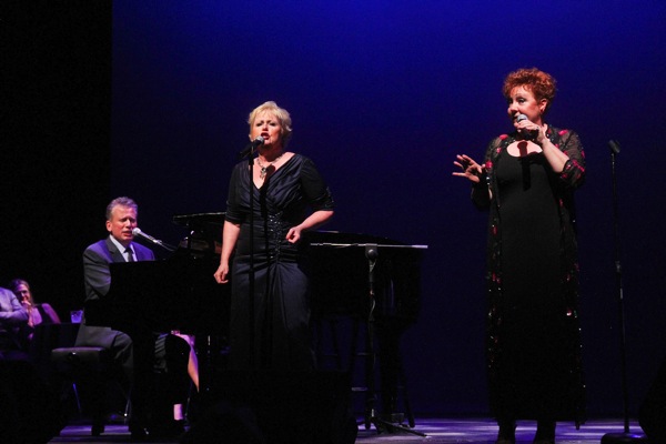 Billy Strtich, Sally Mayes and Sharon Montgomery who are alumni of the University, closed the “Legacy: A Celebration of the UH School of Theatre and Dance” event Friday evening at the Wortham Theatre when a rendition of a Grammy award-winning record. The event attracted many UH alumni throughout the city who are connected to the School of Theatre and Dance. | Courtesy of Pin Lim