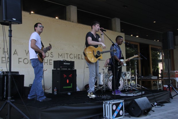 The fourth annual UH Arts Open House invited The Anthem to perform Thursday evening in front of the Cynthia Woods Mitchell Center for the Arts.  |  Bethel Glumac/The Daily Cougar