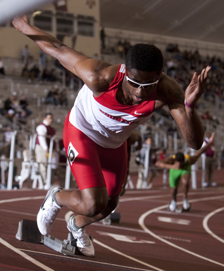 Errol Nolan was named Co-Conference USA track athlete of the year last season. This year, as a senior, he expects himself to grow as a leader.  |  Courtesy of UH athletics