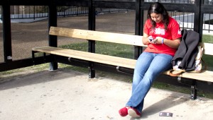 Students like Anita Kanagalingam, a sociology sophomore, won't have to wait hopelessly for a shuttle. They'll be able to better anticipate the buses arrival with the new smartphone app.