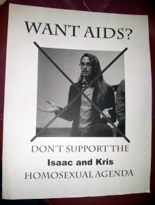 Kristopher Sharp, UH-Downtown vice presidential candidate for the Student Government Association, was targeted in anonymously posted fliers across campus that attack him for being HIV-positive.  |  Courtesy of Kristopher Sharp