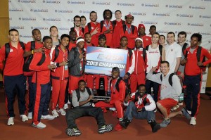 During UH’s 17-year run in Conference USA it had 162 All-America honors, 148 NCAA postseason appearances and 59 Conference USA titles, including a 2013 indoor track and field title. The Cougars have won 33 C-USA indoor and outdoor titles since joining. |  Courtesy of UH Athletics