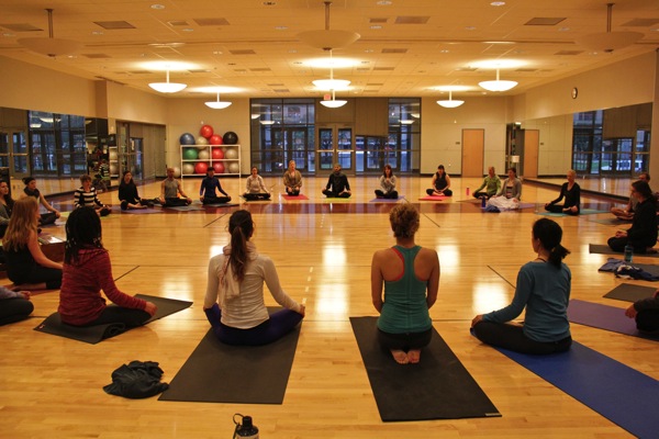 The Texas Yoga Conference took over the Campus Recreation and Wellness Center over the weekend, bringing yoga demonstrations and musical acts along with it. 