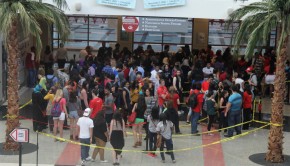 The fourth annual OctoberFest, a two-day event on campus, hosted the Haunted Penthouse event at the Campus Recreation and Wellness Center on Wednesday evening. The Halloween festivity strived to break the attendance record of more than 700 students last year. | Bethel Glumac/The Daily Cougar