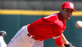Daniel Poncedeleon was named C-USA pitcher of the week. | Courtesy of UH Athletics