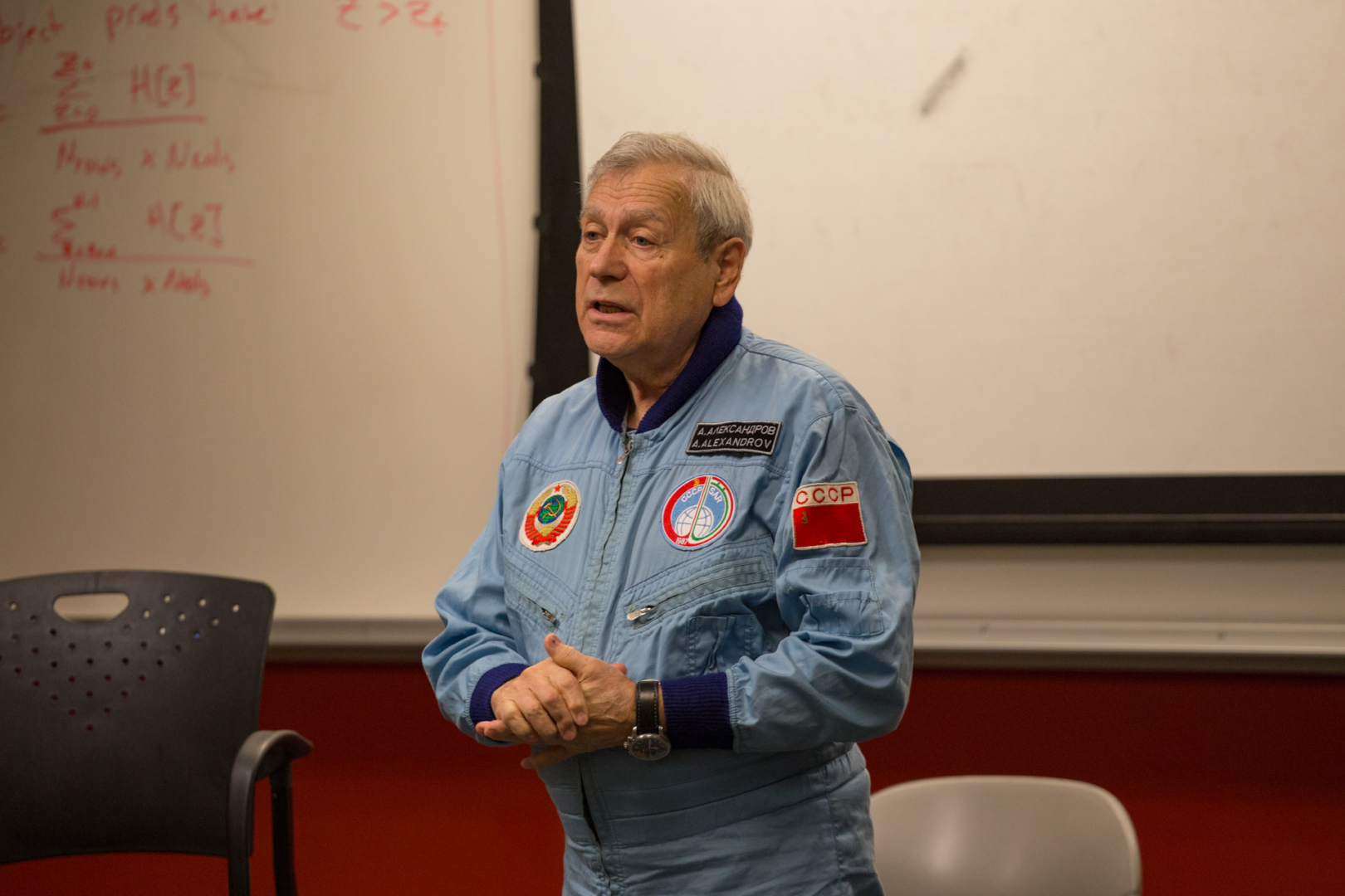 Space explorers share life stories with students - The Cougar