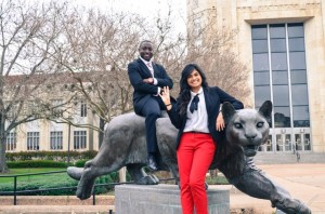 SGA is not all fun and games for Cedric Bandoh and Rani Ramchandani, who have plans to tackle difficult situations at UH.  File Photo/The Daily Cougar