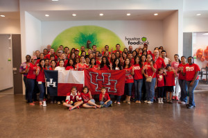 At the end of the event at the Houston Food Bank, volunteers learned that they helped serve more than () families. Bauer College Alumni Association  |  The Daily Cougar