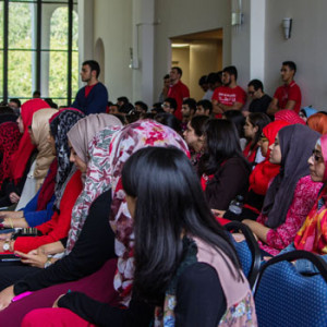 A record of number of students showed up to the Muslim Student Associations first fall meeting. The organization is now waiving its membership fee to new members. | Photo Courtesy of Muslim Student Association