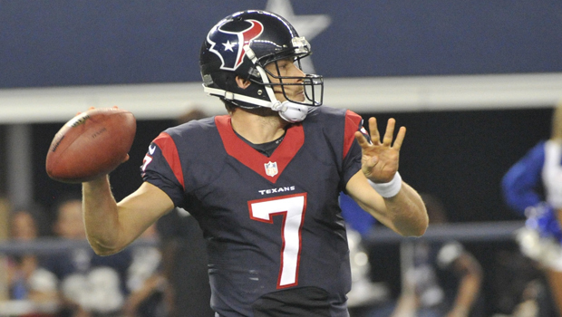 Case Keenum threw for 271 yards in his debut as the Texans' starter. |  Courtesy of the Houston Texans