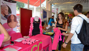 This month the Women’s Resource center is teaming up with The Breast Cancer Charities of America to spread the word about the risks of breast cancer and will be putting on different events.| Aisha Bouderdaben/The Daily Couga