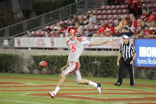 Senior punter Richie Leone is preparing for an emotional UH finale. |  File photo/The Daily Cougar
