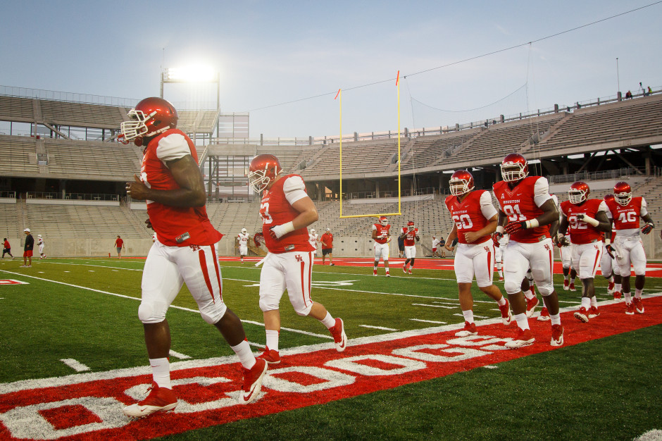 A quiet excitement grows as the game against UTSA draws near, and UH students prepare to cheer on their university. TDECU stadium will likely be the home where memories will be made.  |  Courtesy of Justin Tijerina/The Cougar