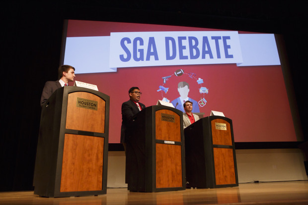 2018 SGA presidential debate file photo. 