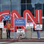 Gary_Johnson_CNN_protest