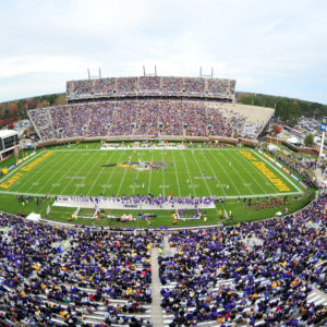 A shot of ECU's Dowdy-Ficklen Stadium during a game in 2009. SMU will enter Saturday's AAC battle against Houston reeling of its worst loss of the season. | Courtesy of Rae Perry/Wikimedia Commons