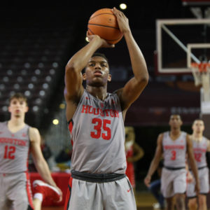 Junior forward Fabian White Jr., who was named MVP of the Diamond Head Classic after averaging 14.7 points and 5.7 rebounds per game, shooting a free throw. | File Photo