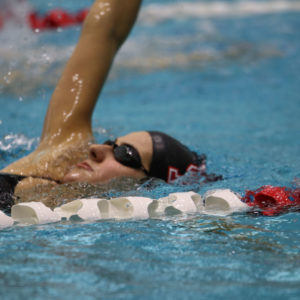 The UH swimming and diving team defeated Rice in their meet on Wednesday at Campus Recreation and Wellness Center. | File Photo