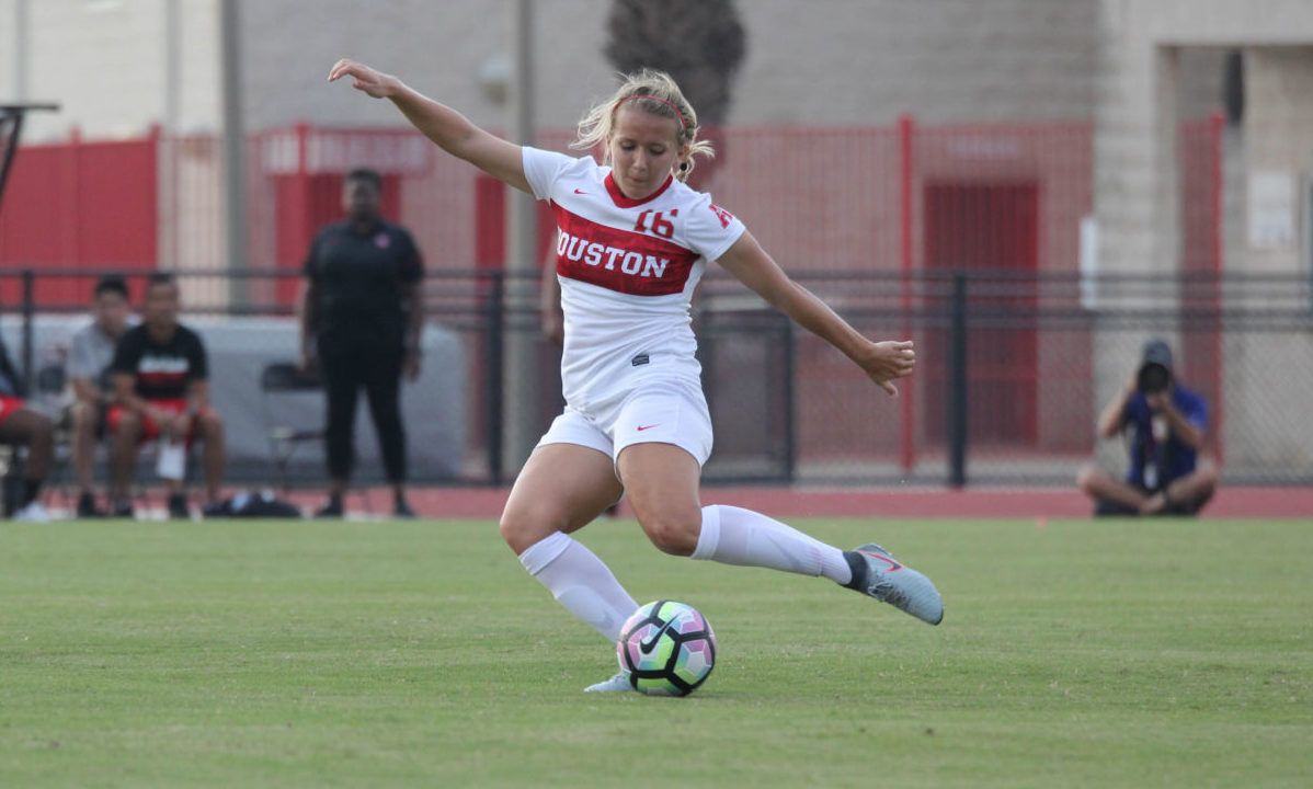 Junior midfielder Mia Brascia record four shots with two on goal for the Cougars in the 3-0 loss. | File photo