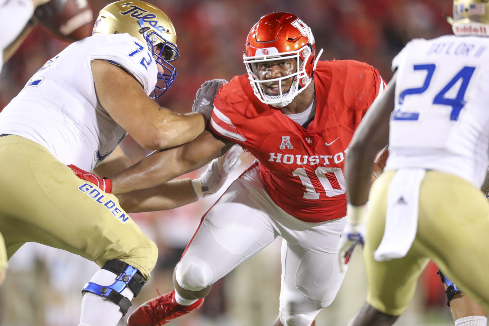 Ed Oliver, an alumnus who was the 2017 AAC Defensive Player of the Year with the Cougars, will play in his first NFL playoff game at NRG Stadium on Saturday afternoon. | File Photo