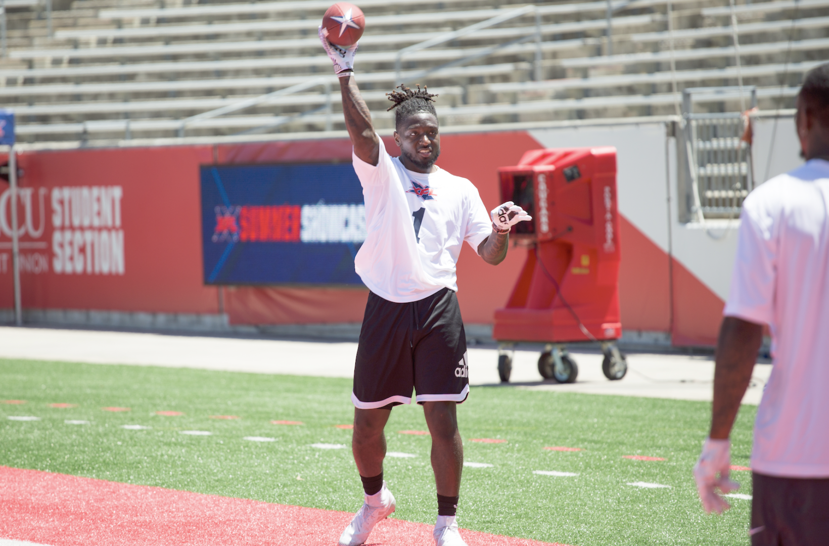 Wide receiver Demarcus Ayers was among eight former Cougars to tryout at the XFL Houston Summer Showcase. | Trevor Nolley/The Cougar