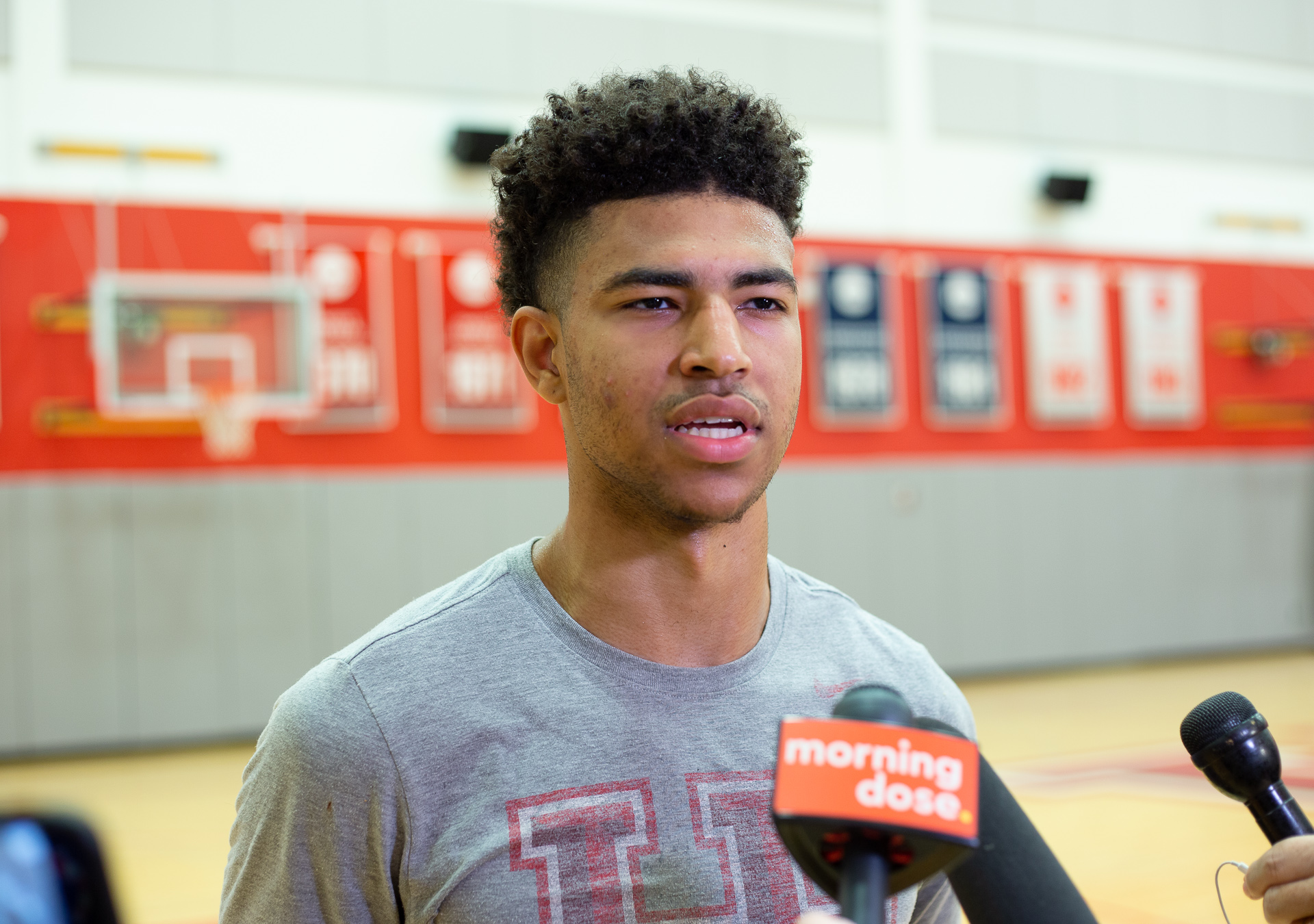 Sophomore Qguard Quentin Grimes joins the Cougars as one of the program's biggest recruits ever. | Trevor Nolley / The Cougar.