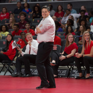 Head coach David Rehr went 10-6 against the American Athletic Conference in his first season with the Cougars in 2019.