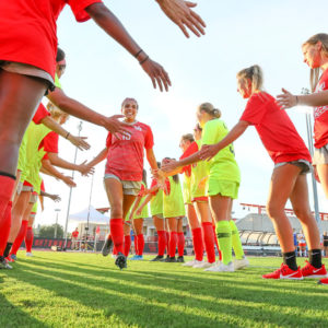 The UH soccer team and UTSA played two different overtime periods but were unable to break the 0-0 tie on Wednesday evening. | Courtesy of UH athletics