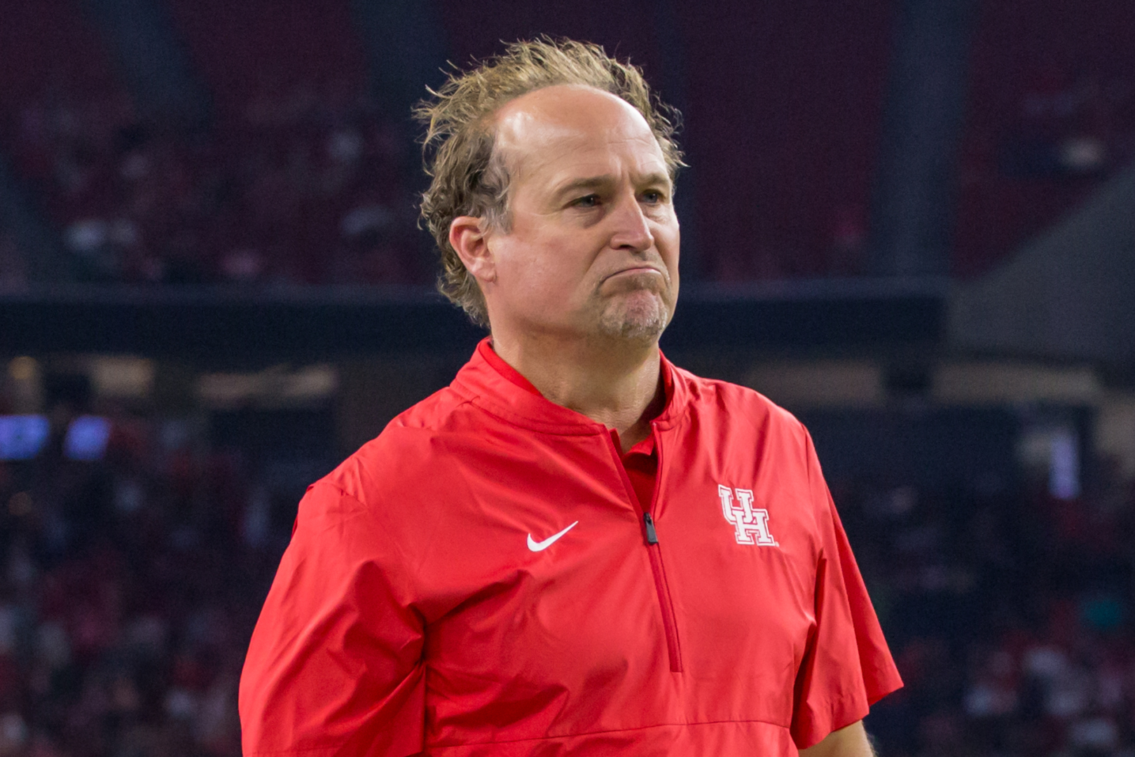 Head coach Dana Holgorsen, who was hired at Houston in Januar, owes tens of thousands of dollars in rent and fees for cleaning and repairs according to a lawsuit filed in West Virginia court. | Trevor Nolley/The Cougar