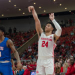 Sophomore guard Quentin Grimes is averaging 14 points, four assists and 5.4 rebounds on 52.8 percent shooting from the field in the last five games | Lino Sandil/The Cougar