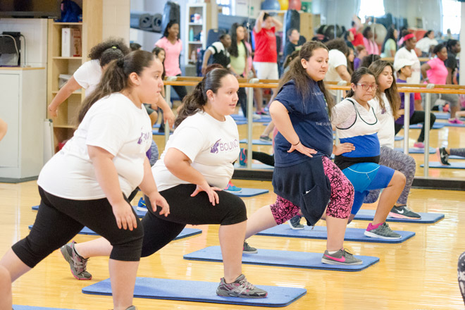 BOUNCE is a community outreach program designed to reduced obesity in underserved communities. Norma Olvera, who founded BOUNCE, observed that 20 percent of children in the program lost up to 16 pounds in four weeks. | Photo courtesy of BOUNCE
