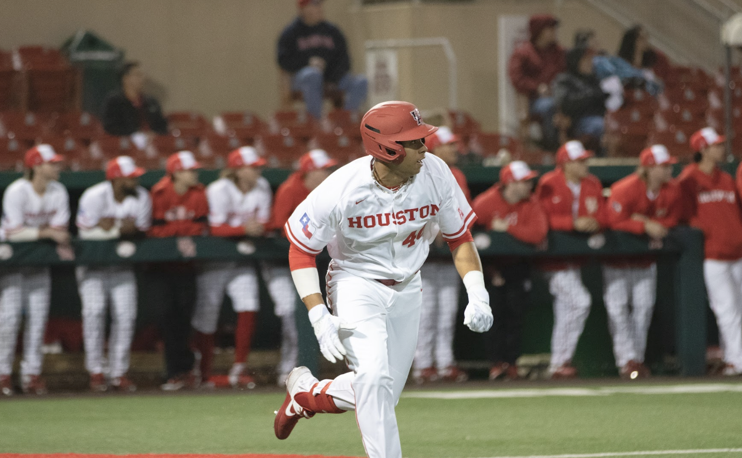  Junior first baseman Ryan Hernandez scored three runs and batted 3 for 3 in Houston's 7-3 win over Youngstown State on Friday night at Schroeder Park.