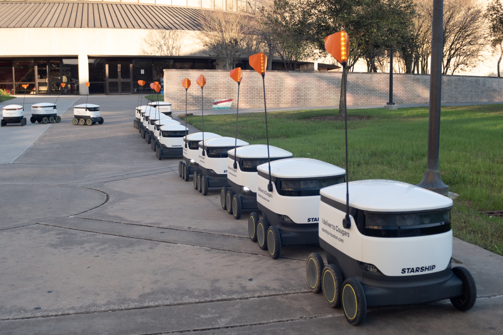 The food delivery robots saw their largest sale day during the coronavirus pandemic, according to Starship Technologies. | Kathryn Lenihan/The Cougar
