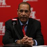 He doesn’t know for sure if we’re going to have football and if we do when is it going to start and what is it going to look like,” UH men’s basketball head coach Kelvin Sampson said on Friday. Sampson told media that he has talked with UH athletics director Chris Pezman a couple of times a week. and that there is still a lot of uncertainty with sports and if and how there season will be played. | Mikol Kindle Jr./ The Cougar