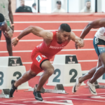 In last season's AAC Championships, UH track and field senior sprinter Travis Collins was able to post a career-best 6.61 in the 60-meter competition. | Courtesy of UH athletics