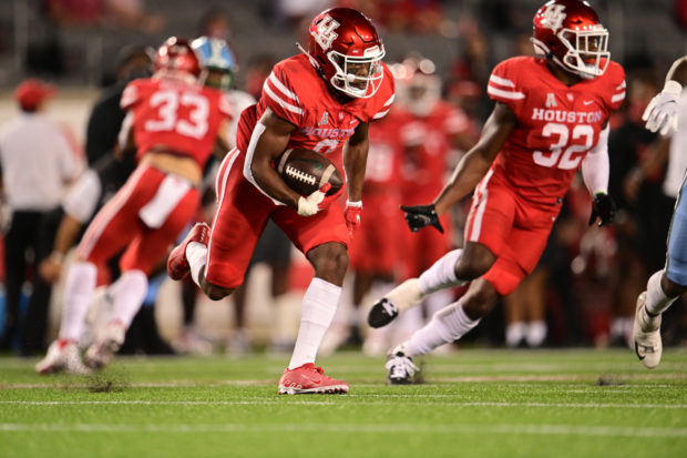 Junior Marcus Jones finds some green grass on a return against Tulane | Courtesy of UH athletics