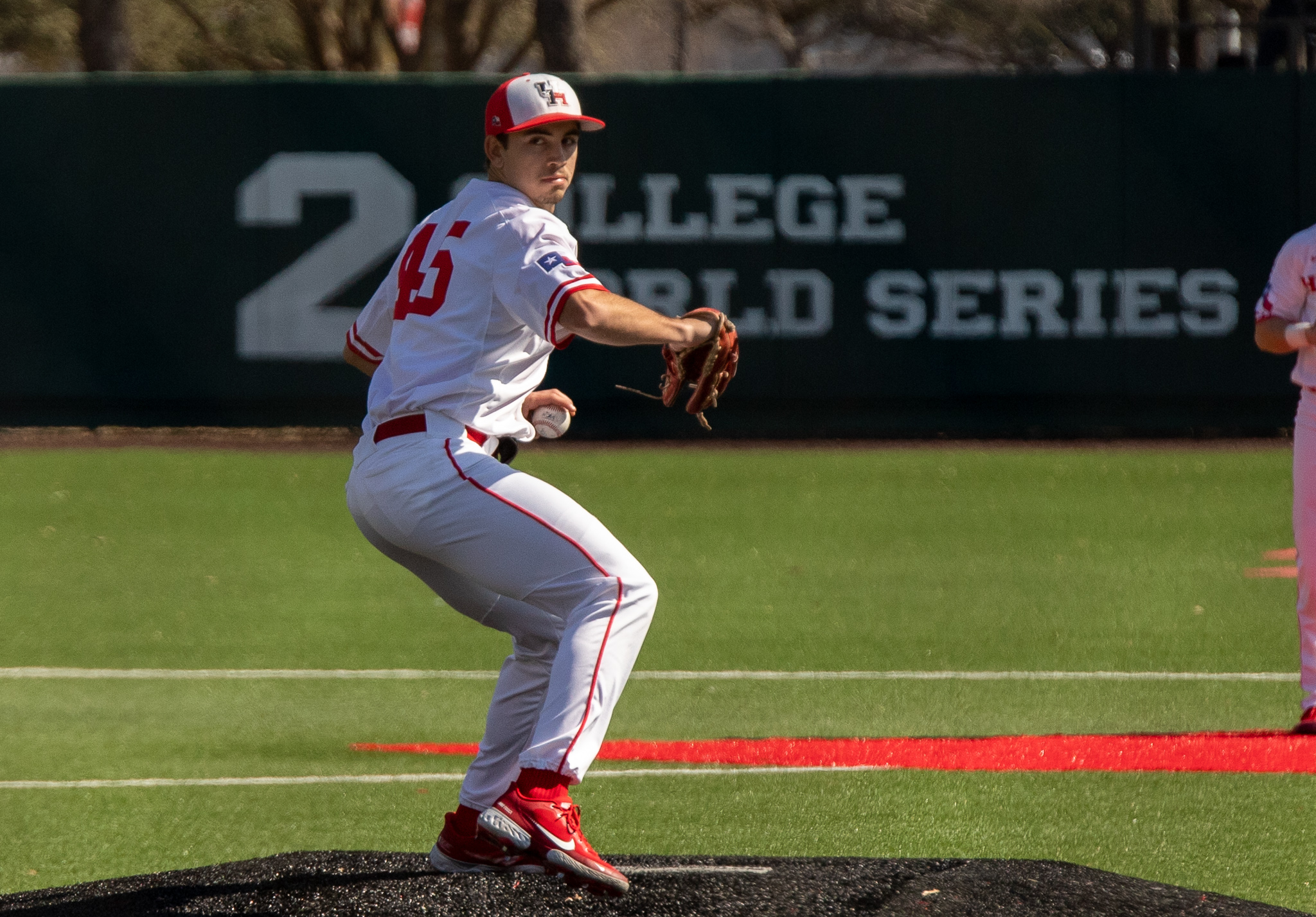 Robert Gasser anchored the UH pitching staff in 2021, posting a 2.63 ERA with 105 strikeouts in 85 2/3 innings pitched. | Andy Yanez/The Cougar
