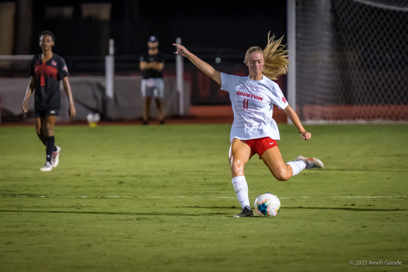 UH soccer's undefeated streak to begin the 2021 season came to an end Thursday night as the Cougars fell to Rice 1-0. | Courtesy of UH athletics