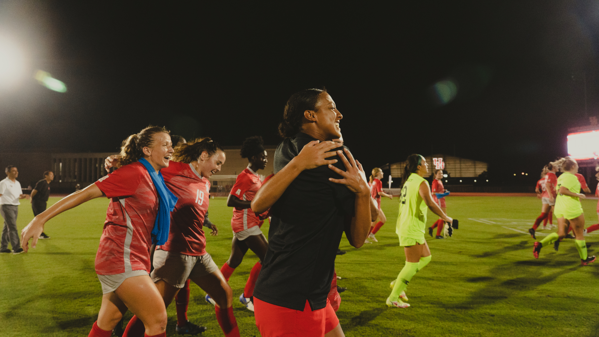 UH soccer knocked off a nationally ranked opponent for the third time this season on Thursday night, defeating No. 23 Memphis 1-0. | Courtesy of UH athletics