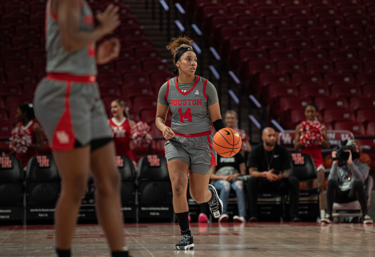 UH women's basketball guard Laila Blair scored 10 points in the Cougars' loss to Memphis on Saturday afternoon. | Sean Thomas/The Cougar