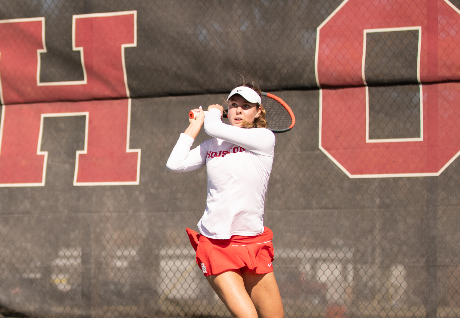 UH Tennis struggled in the season opener against Texas A&M in College Station after failing to win a single match on the day. | Gerald Sastra/The Cougar