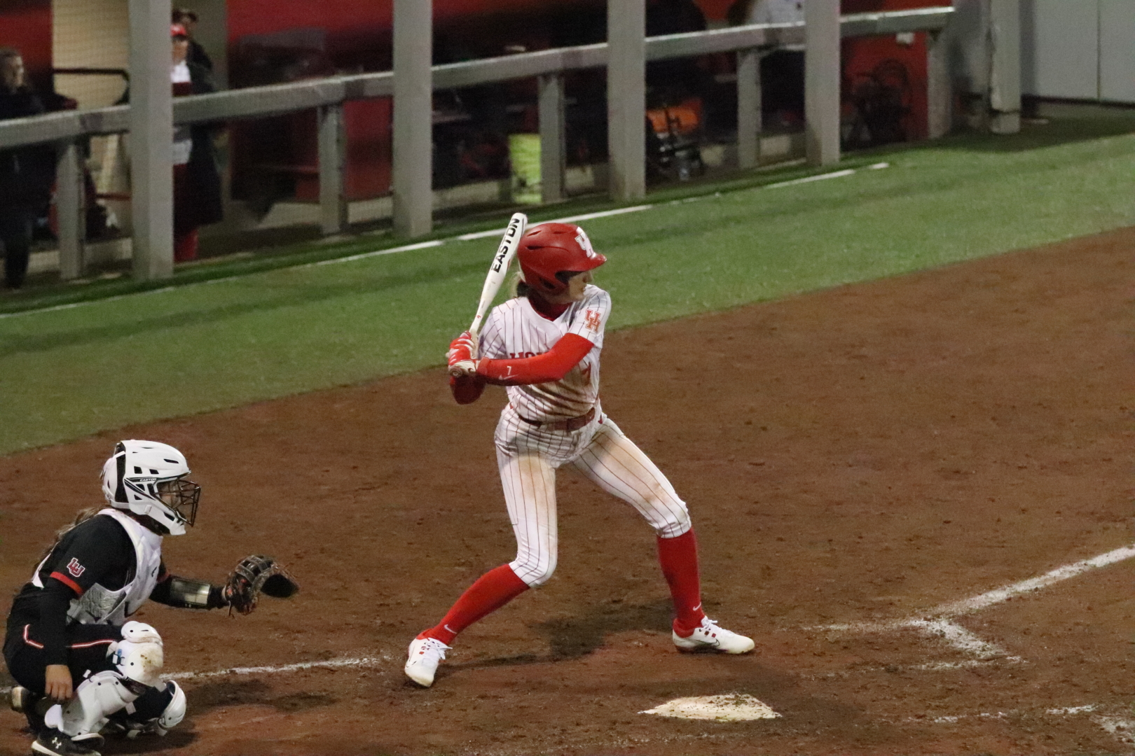 UH softball second baseman Becca Schulte hit her third home run of the season in the Cougars' win over Texas A&M CC on Saturday. | James Mueller/The Cougar