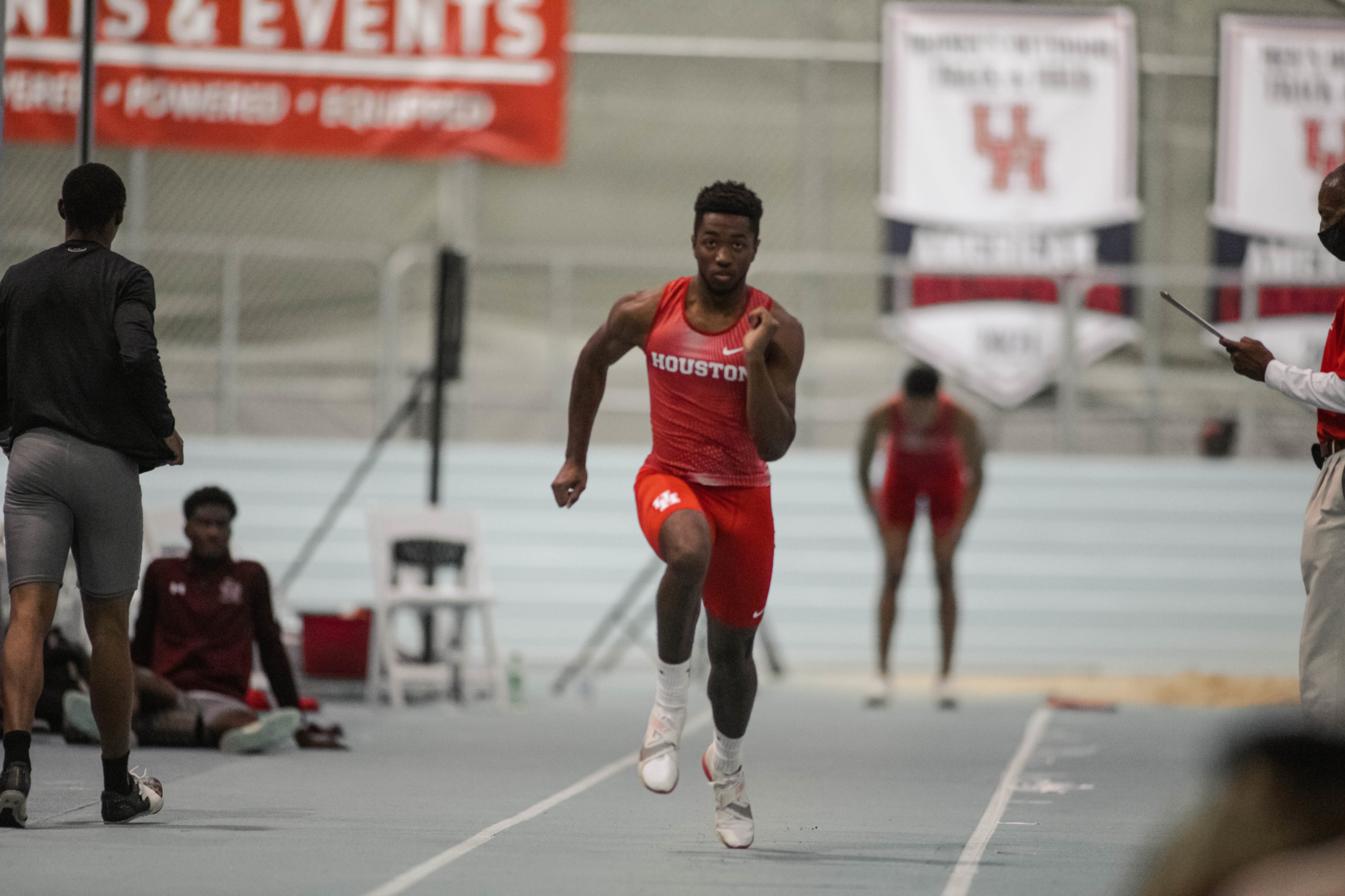 The UH track and field teams collected several podium finishes as the team split for both the Texas Relays in Austin and the Victor Lopez Invitational at Rice University. | James Schillinger/The Cougar