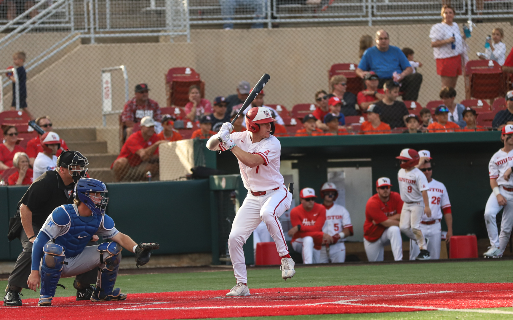 UH baseball third baseman Zach Arnold's solo home run in the top of the seventh was the only run in the Cougars loss to Lamar on Tuesday night. | Sean Thomas/The Cougar
