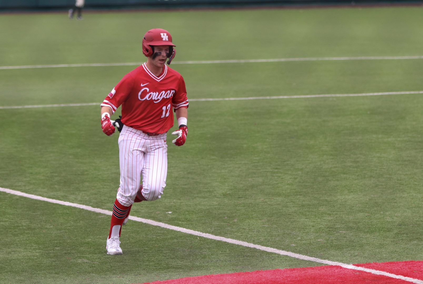 Ian McMillan hit what proved to be the game-winning two-run home run over Tulane on Saturday afternoon. | James Mueller/The Cougar