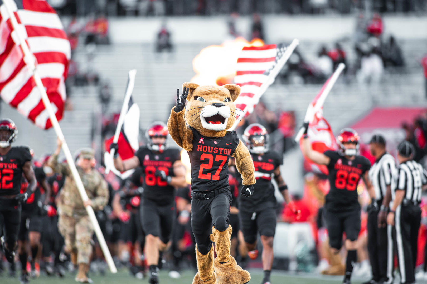 UH football will enter the 2022 college football season back in the AP Top 25. | James Schillinger/The Cougar
