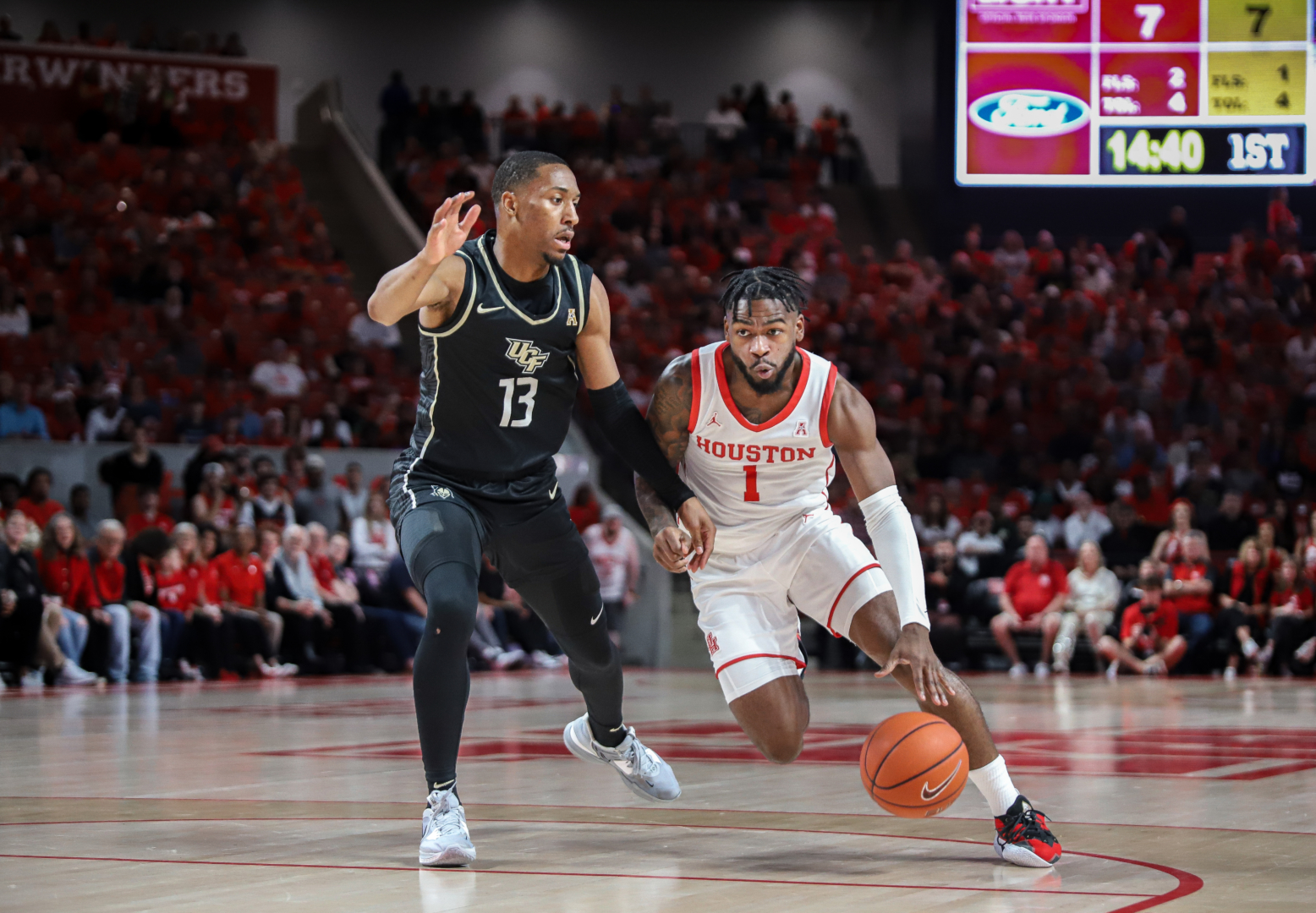 Jamal Shead, one of the leaders for No. 1 UH, believes the Cougars have another step they can take defensively to reach the next step on the ladder. | Anh Le/The Cougar