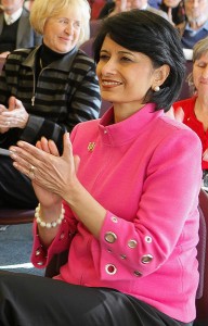 UH President Renu Khator tweets under the handle @UHPres. She has owned the account since June 13, 2009, and has tweeted more than 950 times. | Daily Cougar File Photo